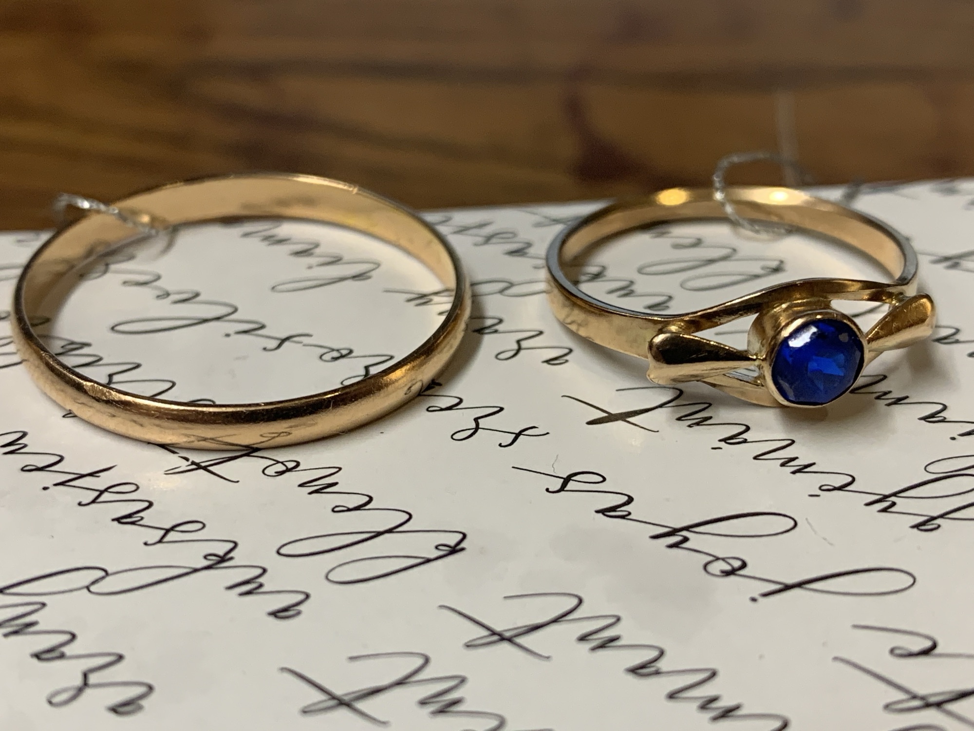 Mix złota pierścionek i obrączka 111/25/L SB