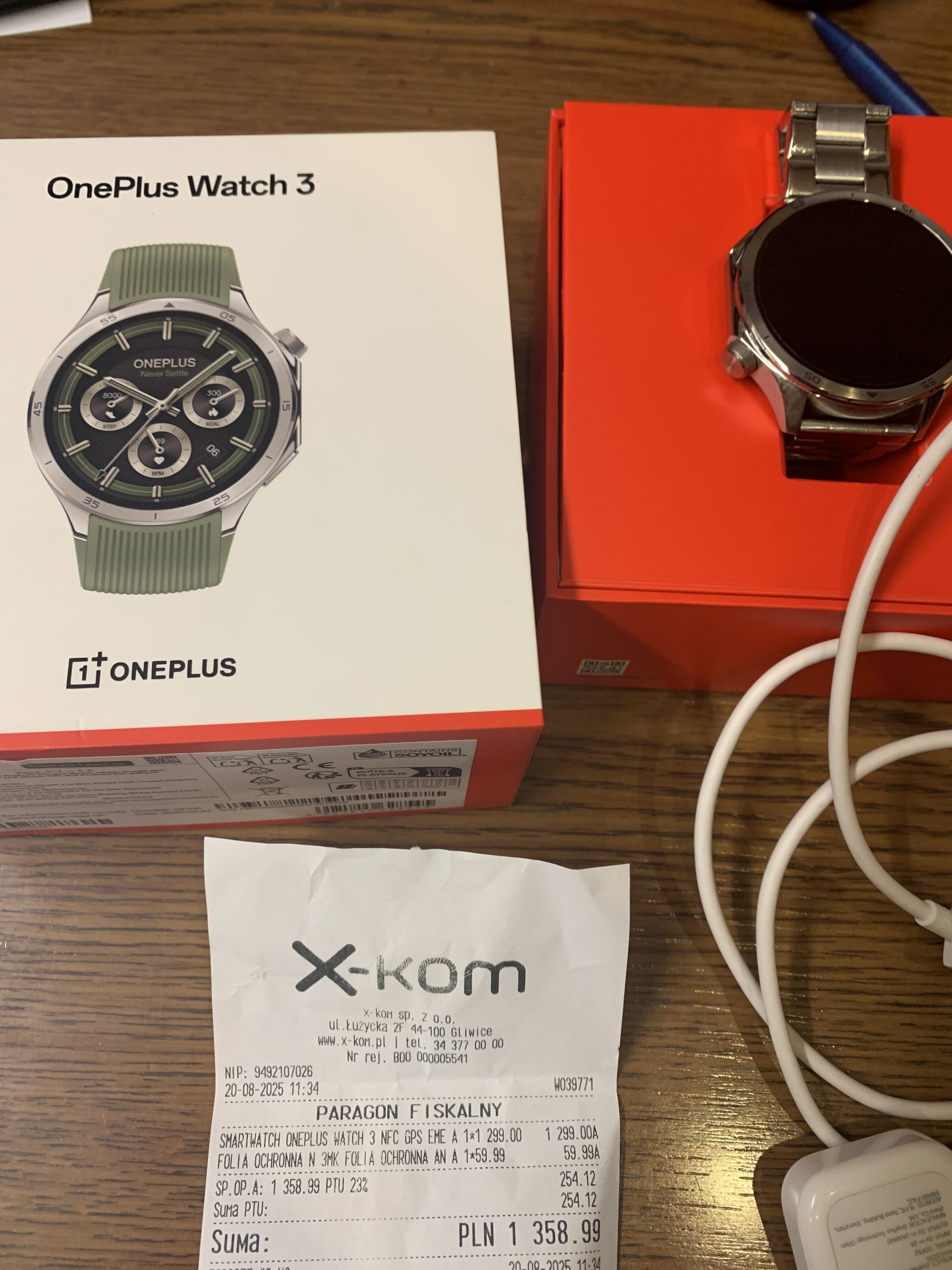 Smartwatch OnePlus Watch 3 1267/25/L SB