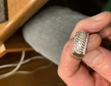 Pierścionek z diamencikami 54/26/L SB