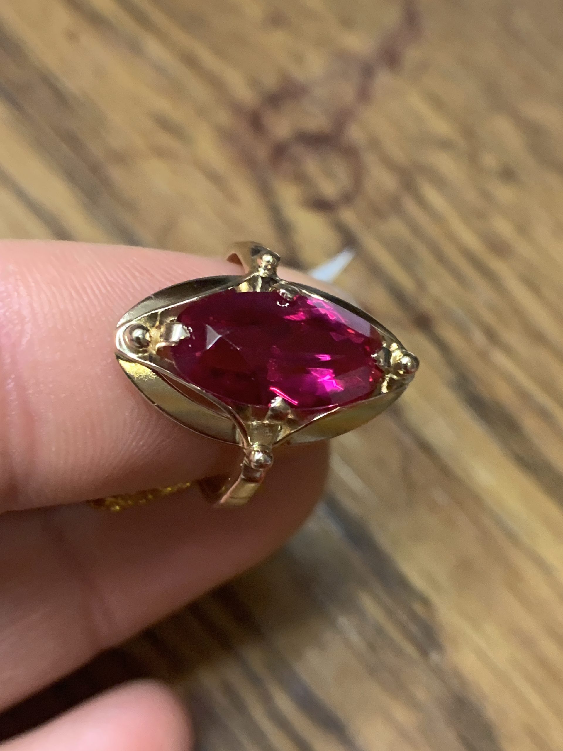 Pierścionek z rubinem 161/26/L SB