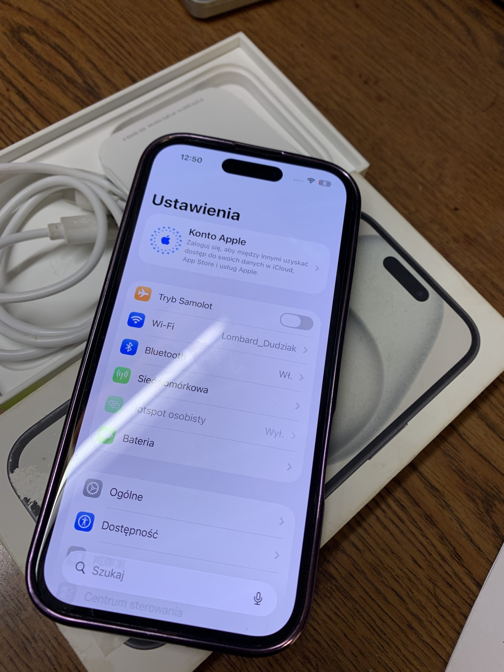iPhone 15 128GB 262/26/L SB